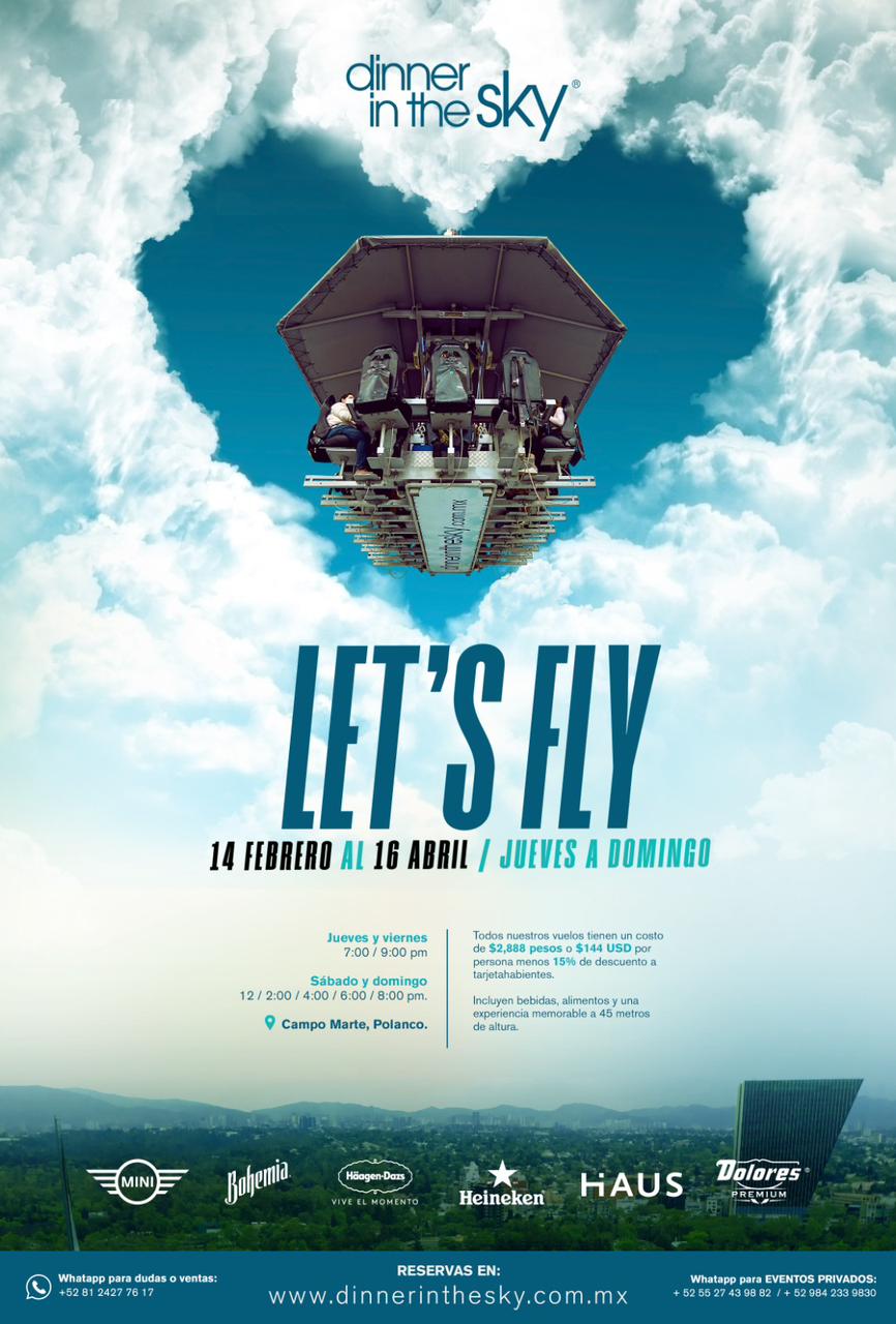 LET’S FLY este 2023 en CDMX